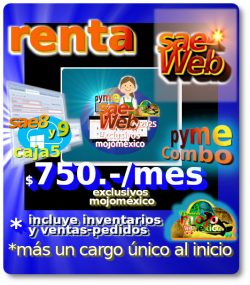 Renta Saeweb Pyme Inventarios y pedidos